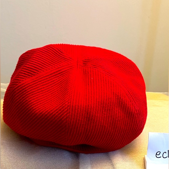 【☆JAPAN☆】Auth Burberry London Blue Label Red Hunting Cap/Hat (size 57 cm) - Picture 3 of 7